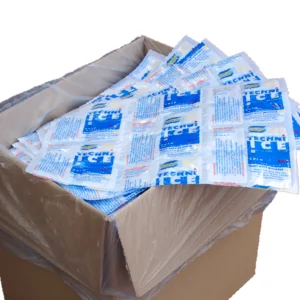 Industrial bulk ice packs 250 sheets for large scale pharmaceutical and food export cooling